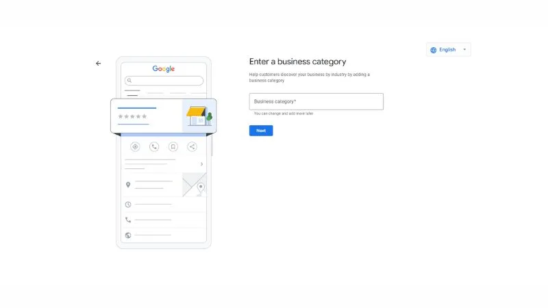 Business Category Select