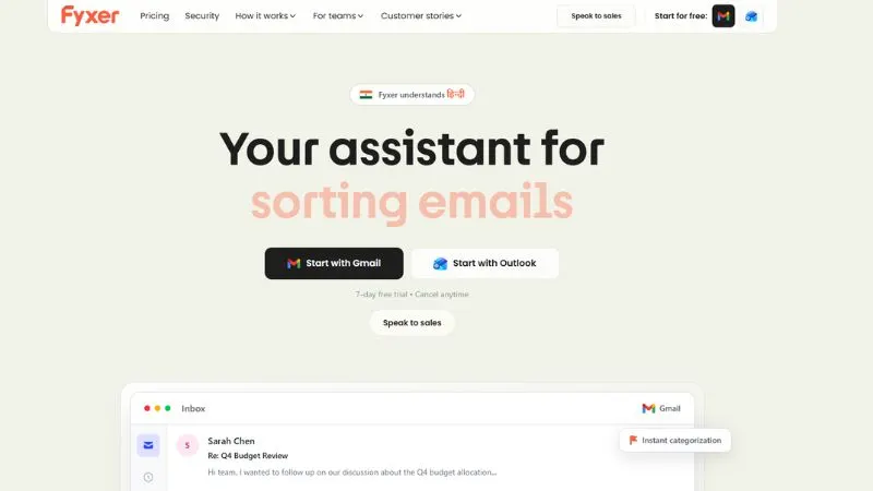 10 Best AI Tools for Productivity in 2026 8 Fyxer AI email productivity tool for inbox management and smart replies
