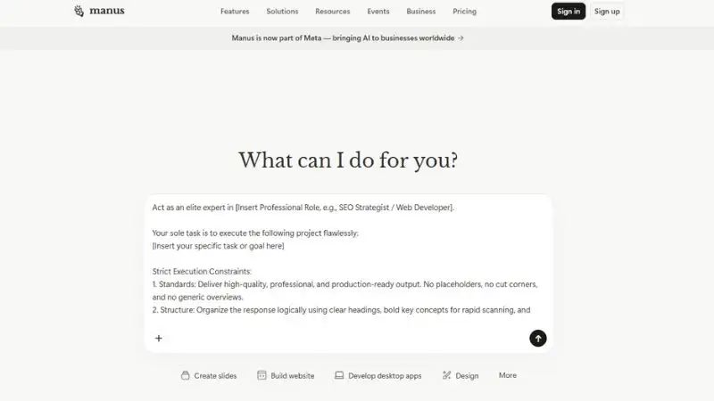 10 Best AI Tools for Productivity in 2026 7 Manus AI agent tool for workflow automation and task execution