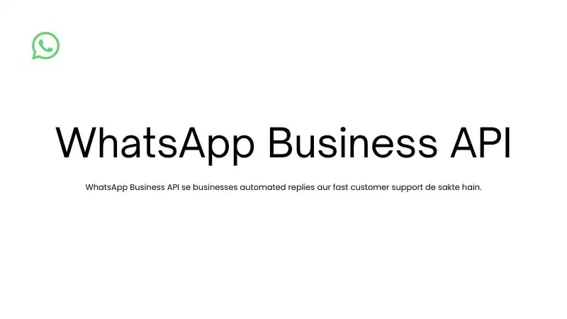 WhatsApp Business Marketing: 2026 Ki Complete Guide 6 WhatsApp Business API