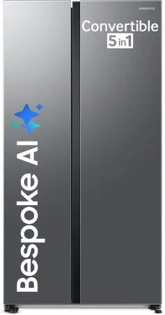 Best Home Appliances in India (2026): The Ultimate Buyer’s Guide 4 Samsung 653 L Frost Free Side by Side 3 Star Refrigerator with AI and WiFi
