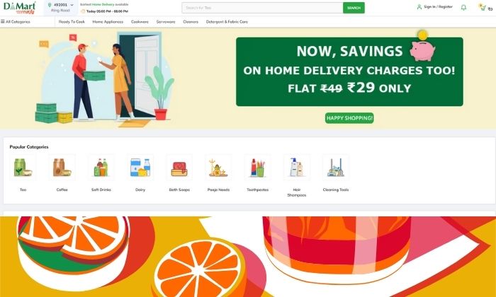 DMart Popular Categories