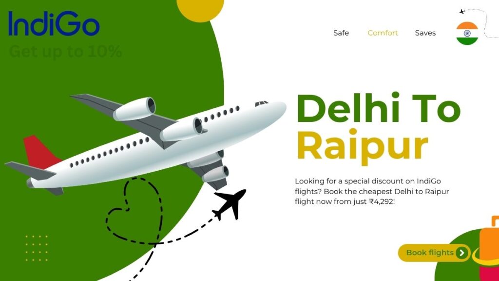 delhi to raipur flight 2025