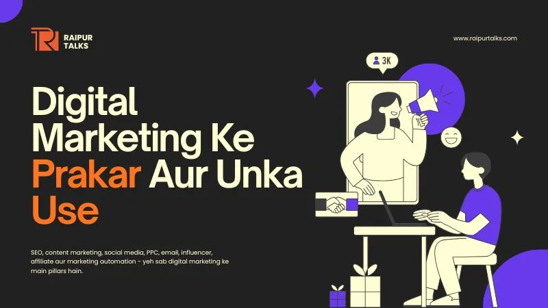 Digital Marketing Ke Prakar Aur Unka Use