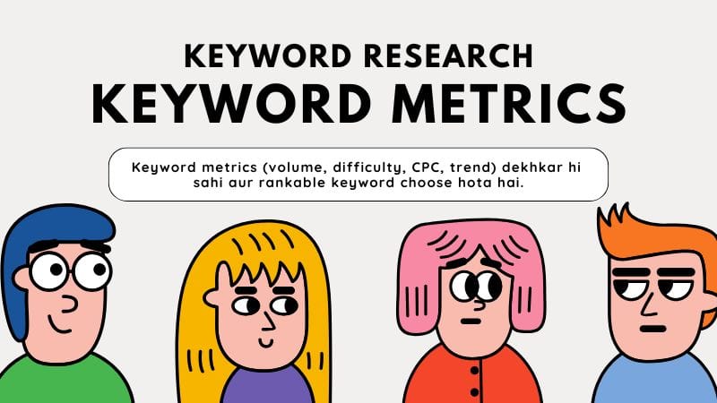 keyword metrics search volume keyword difficulty cpc search trend